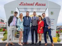 From left the winner of the most Sustainable Look, Sean Woulfe and the winner of Most Creative look was Tallula Bella Courtney, Stephen Fogarty (MTU SU President), Marty Guilfoyle (DJ); the Best Dressed Woman was Megan Gaughan and  Best Dressed Man was Jason Burke. Photo John Kelliher