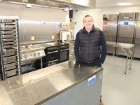 Paddy Kevane of Tralee Meals on Wheels in the new kitchen in the Tralee Community Development Project building in Rock Street.