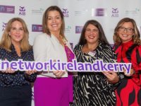 Joan Walsh (Partnership International), Linda O’Mahony Logan (Leadership360 and President of the Kerry branch of Network Ireland), Mary Mc Quinn (O’Donoghue Ring Collection) and Aisling Foley (The Rose Hotel) having fun at the Network Ireland Kerry October event ‘Practical Tips to Live & Work Sustainably with our official partner AIB’ on Wednesday evening in The Plaza Hotel Killarney. Photo: Michelle Breen Crean Photography