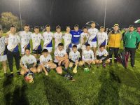 Tralee Parnells U18 team and mentors that lost the NK U18 Championship final to Abbeydorney Causeway in Caherslee last Friday night