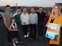 Looking forward to the Fair on Sunday are Cathy O'Donoghue (John's daughter) holding the poster, and from left;Niall O'Connor, Lillian O'Connor, Dara O'Connor, Marian Costello, Charlie Boyle, Tommy Griffin and Mary Sheehan.