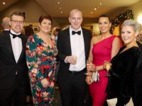 TJ Mulcahy, Liz Carey, Thomas Coffey, Norma O'Connor and Amanda Lally of Ballygarry Estate at the Connect Kerry Hospitality Awards at Ballyroe Heights Hotel on Monday night. Photo by Dermot Crean