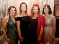 Ursula Scullion, Helen O'Connor,  Brid Walsh and Paula Adcock at the Tralee Rotary Club Winter Gala Ball at Ballygarry Estate on Saturday night. Photo by Dermot Crean