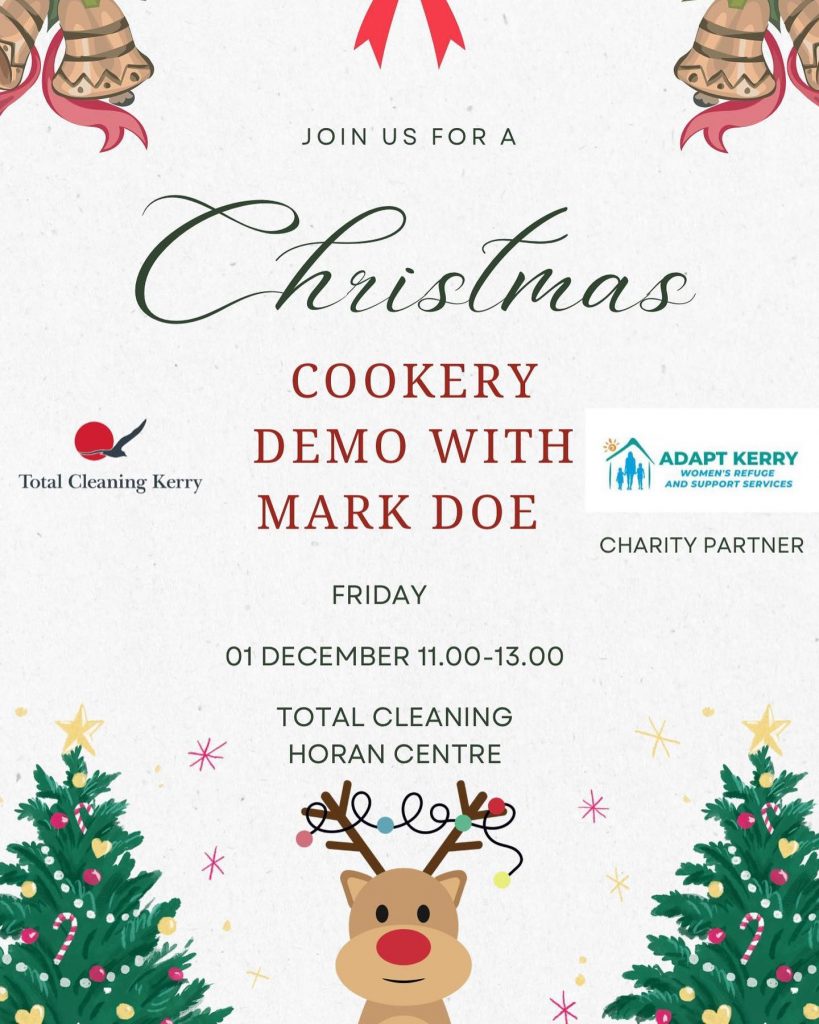 Free Christmas Cookery Demo For Adapt Kerry At Total Cleaning