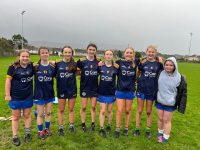 Tralee Parnells players on the Pres Tralee team that defeated Mercy Mounthawk in the U16.5 Cork Colleges Camogie semi-final last week.