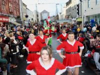 The colourful participants in the Christmas parade on Saturday. Photo by Dermot Crean