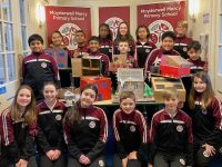 Moyderwell Primary School pupils who are at the Primary Science Fair at the RDS this week.