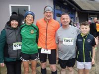 Eileen Hayes, Caroline Murphy, Den McCarthy, Declan McGrath and Kieran McGrath at the Kerins O'Rahillys 5k/10k Run on Sunday morning. Photo by Dermot Crean