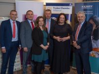 Repro Free : Tralee Chamber Alliance, in association with AIB, Kerry Group and the IFA held a  ‘Building a Sustainable Agri Enterprise’ at The Meadowlands Hotel this week . Picture on the night were Tadhg Buckley IFA ,  Donal Whelton AIB , Collette O'Connor Tralee Chamber , Pat Murphy Kerry Group , Sarah Houlihan Radio Kerry  and Steven Stack AIB .  
, .
This insightful event will focus on charting a sustainable path for people in Agri Business.
Photo By : Domnick Walsh © Eye Focus LTD .
Domnick Walsh Photographer is an Irish Aviation Authority ( IAA ) approved Quadcopter Pilot.
Tralee Co Kerry Ireland.
Mobile Phone : 00 353 87 26 72 033
Land Line        : 00 353 66 71 22 981
E/Mail :        info@dwalshphoto.ie
Web Site :    www.dwalshphoto.ie
ALL IMAGES ARE COVERED BY COPYRIGHT ©