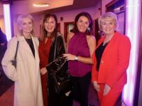 Deirdre O'Flynn, Geraldine O'Dwyer, Catriona Clifford and Mary Stack Courtney  at the Designer Fashion Showcase in aid of Recovery Haven Kerry at the INEC on Thursday night. Photo by Dermot Crean