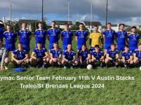 Ballymac Senior Team who played Austin Stacks in Round 1 of The Tralee/St Brendans League on Sunday 11th February