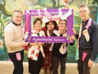 Looking forward to World Down syndrome Day on March 21 were Joe Burkett, Carmel Roche, Siobhan Walsh, Yann O'Carroll and Gerard O'Carroll. Photo by Dermot Crean