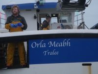 Eoin Firtéar aboard the Orla Meabh.