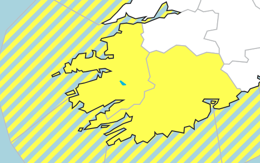 Status Yellow Snow/Ice Warning Issued For Kerry And Cork