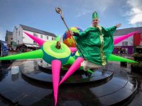 5.3.2024 : Repro Free . Tralee is all set for this years St Patricks Day parade . Pictured at the launch in Tralee's town Cnt were Juke Healy ( St Patrick ) and stars  Róisín Sugrue and Maiya Rivis McHugh,
Prepare to be dazzled by an eclectic mix of community groups and an expanded parade route, all coming together to bring the theme of ‘A World of Colour/ An Domhan trí Dhathanna’ to life. Tralee Chamber in partnership with Kerry County Council this week unveiled the 2024 St Patrick’s Day parade theme.
Photo By : Domnick Walsh © Eye Focus LTD .
Domnick Walsh Photographer is an Irish Aviation Authority ( IAA ) approved Quadcopter Pilot.
Tralee Co Kerry Ireland.
Mobile Phone : 00 353 87 26 72 033
Land Line        : 00 353 66 71 22 981
E/Mail :        info@dwalshphoto.ie
Web Site :    www.dwalshphoto.ie
ALL IMAGES ARE COVERED BY COPYRIGHT ©