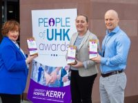 20.3.2024 : Repro Free : Pictured at the launch at UHK Kerry were Mary Fitzgerald, General Manager of UHK , Mary Gardiner public representative Judge and Dr Peter Browne UHK .
 University Hospital Kerry (UHK) is excited to announce the return of the People of UHK Awards for 2024, now in its third year. Once again, we invite the public to nominate deserving members of our UHK staff who have demonstrated exceptional commitment to patient care and service excellence. 
Photo By : Domnick Walsh © Eye Focus LTD .
Domnick Walsh Photographer is an Irish Aviation Authority ( IAA ) approved Quadcopter Pilot.
Tralee Co Kerry Ireland.
Mobile Phone : 00 353 87 26 72 033
Land Line        : 00 353 66 71 22 981
E/Mail :        info@dwalshphoto.ie
Web Site :    www.dwalshphoto.ie
ALL IMAGES ARE COVERED BY COPYRIGHT ©
Return of the People of UHK Awards: Celebrating Excellence for the Third Year 
_________________________________________________________________________________________________

University Hospital Kerry (UHK) is excited to announce the return of the People of UHK Awards for 2024, now in its third year. Once again, we invite the public to nominate deserving members of our UHK staff who have demonstrated exceptional commitment to patient care and service excellence. 

Following the tremendous response from the public in previous years, with hundreds of nominations pouring in annually, the Awards have become an integral part of the UHK annual calendar. These awards recognise and celebrate the remarkable contributions made by UHK staff across all departments and disciplines.

Every day, the dedicated UHK team work tirelessly to ensure the well-being and comfort of patients and their families. The Awards provide an opportunity for patients and their loved ones to acknowledge and recognise those individuals and teams who have made a positive impact on their hospital experience.

Last year, thirteen deserving winners were honoured across team and individual categories, each receiving a bespoke UHK trophy and certificate in recognition of their outstanding achievements. Staff members from any department or service within UHK are eligible for nomination, with individuals both front-facing and behind the scenes being recognised for delivering exceptional patient care and assistance.

This year, public nominations can be made in two categories:
-	The Patient Care Awards recognise exceptional care provided by any staff member who significantly contributes to patient well-being. 
-	The Service Excellence Awards celebrates the vital contributions of non-clinical support service staff who operate behind-the-scenes.

Mary Fitzgerald, General Manager of UHK, expressed her appreciation for the dedicated staff: "The People of UHK Awards celebrate the individuals and teams who go the extra mile and make a real difference to our patients, families, and colleagues. We are privileged to have such a passionate and dedicated team here at UHK, and we are delighted to have this opportunity to honour and recognise their service through these awards."

The nomination period is now open until May 30th, 2024. We encourage everyone to submit their nominations online at www.uhk.ie/awards.   Nominations can also be made via hard copy with Nomination forms available at UHK main reception and via local press.