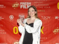 18/04/2024
Best Art Direction Winner	Summer	Ellen McSweeney  pictured at Fresh Film Ireland's Young Film Maker of the Year 2024.
Pic: Don Moloney