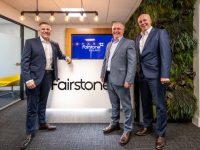 Paul Merriman, CEO of Fairstone Ireland with Mark Corkery and Denis Murphy of Premier Financial.