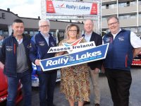 Liam Cronin, Cormac Casey ( KC Print and Clerk of the course), Laura Healy (Rally Events Secretary), Conor Deasy (Assess Ireland CEO)  and Anthony O'Connor  at the launch of the Assess Ireland International Rally of the Lakes at The Gleneagle  Hotel, Killarney on Sunday .The rally  will take place on May 4th and 5th. Picture: Eamonn Keogh