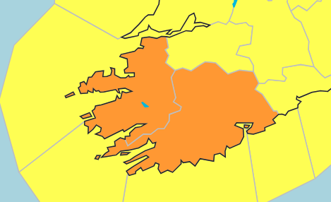 Status Orange Wind Warning Issued For Kerry As Storm Kathleen Approaches