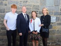 Kate Deasy with Gavin, Conor and Mary Rose Deasy at the Spa NS Confirmation Day at the Church of the Purificiation Churchill on Tuesday. Photo by Dermot Crean