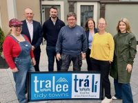 LtoR: Bridie O’Sullivan - Tidy Towns, Kevin McCarthy - Garvey Group, Anthony O’Carroll - The James Hotel, Brendan O’Brien - Chairperosn Tidy Towns, Colette O’Connor - Tralee Chamber Alliance, Gloria O’Sullivan - Tidy Towns, Martha Farrell - Tidy Towns