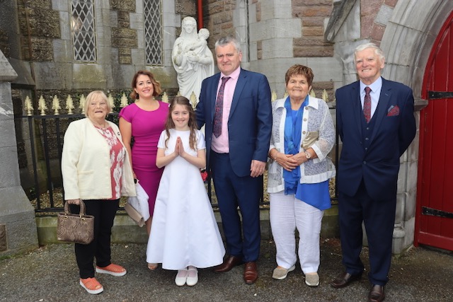 PHOTOS: First Holy Communion Day Arrives For Presentation And Derryquay Pupils