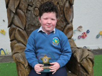 Alan O'Regan, Scoil Eoin School Spirit Award winner.