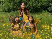 Fairies looking forward to the Kilflynn Enchanted Fairy Festival.