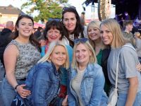 A special night for Mary Fuller, (2nd left) who retired from teaching post at Killarney Community College, with her colleagues, Marie O'Donoghue, Edwina Duggan, Laura McLarnon, Maire Spillane, Denise Fitzgerald, Dympha Healy,  at  Ireland BikeFest – the country’s largest, free open motorcycle festival. The Bike Village located on the grounds of The Gleneagle Hotel. Bikers from around the world has descended on Killarney. Bikers from around the world  descended on Killarney for the June Bankholiday.  Ireland BikeFest Killarney is supported by Harley-Davidson® UK & Ireland, The Gleneagle Hotel and  Fáilte Ireland. Photo: Valerie O'Sullivan/FREE PIC***/Issued -2/06/2024