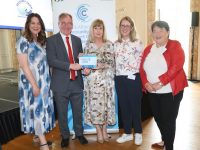 Pictured at Farmleigh Estate were (l-r) NCCP Lead for Cancer Survivorship, Louise Mullen; Minister of State at the Department of Health, Colm Burke; Recovery Haven Kerry manager, Gemma Fort and Client Services Co-Ordinator, Siobhan MacSweeney with NCCP Clinical Lead for Psycho-Oncology Dr Helen Greally.