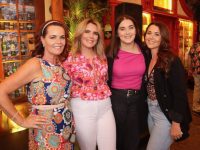 Lucy Horan, Sarah Hobbert, Shauna O'Shea and Katie Horan at The Mias (Abba Tribute act) night for Down Syndrome Kerry at   Mollys Courtyard at Benners on Friday night. Photo by Dermot Crean