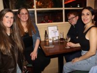 Caoimhe O'Carroll, Maryanne Tyther, Paul Commane and Lira Hoxha at the Tralee RFC Table Quiz at The Mall Tavern on Friday night. Photo by Dermot Crean