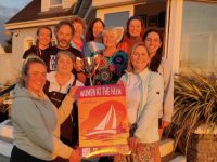 Commodore Cormac Murphy with some of the female sailors who will be helming and crewing for the event at Tralee Sailing Club later this month.