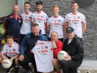 Included in the photo are front (L-R)  Darragh Murphy, John Bowler, Kieran O'Shea O'Shea's GALA (Sponsor) Seamus Murphy. Back L-R Sean Daly St Pats Chairperson, Jamie Bowler, Niall McCarthy, Tommy Nicholson and Eoin Greaney.