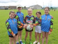 Youngsters at the Austin Stacks GAA Club Cúl Camp on Friday. Photo by Dermot Crean