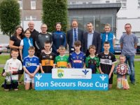 Repo Free : The GAA Rose Cup is back for 2024.  As the Bon Secours Hospital Tralee is the main sponsor, the launch took place at the hospital this week : Pictured  Conor Ryan Kerins O'Rahillys , Shane Horan Stacks , Ryan Buckly John Mitchels , Roary O'Connell BallyMcElligott , Declan Pierse Churchill and Cormac Lawlor Ardfert , Davina O'Connor Bon Secours Hospital , TJ O'Connor Manager Bon Secours Hospital , John Slattery PRO Coiste Tra Li , Mr John Rice Chairman of the Tralee town board and Eabha O'Connor Bon Secours Hospital and helpers to the GAA Rose Cup were also pictured . 
Photo By : Domnick Walsh © Eye Focus LTD .
Domnick Walsh Photographer is an Irish Aviation Authority ( IAA ) approved Quadcopter Pilot.
Tralee Co Kerry Ireland.
Mobile Phone : 00 353 87 26 72 033
Land Line        : 00 353 66 71 22 981
E/Mail :        info@dwalshphoto.ie
Web Site :    www.dwalshphoto.ie
ALL IMAGES ARE COVERED BY COPYRIGHT ©
PRESS INFORMATION : 
The Prestigious GAA Rose Cup Competition 
 
The GAA Rose Cup is back for 2024.  As the Bon Secours Hospital Tralee is the main sponsor, the launch took place at the hospital on the 6th of August. Under 13 teams from all over Kerry, Limerick, Dublin and Cork will contest for the Bon Secours Rose Cup. This competition is a prestigious event on the GAA Juvenile calendar in Kerry and is organised by Coiste Tra Li in association with the Rose of Tralee Festival.
 
16 teams will be battling it out for the Rose Cup and the Rose Shield.  Last year, Na Gaeil of Tralee won the Rose Cup with Legion from Killarney winning the Shield.  The standard of competition is expected to be very high again this year with such clubs as Austin Stacks, John Mitchels, Dr Crokes, Milltown/Castlemaine competing.  Travelling to Kerry this year are Fr Casey's Abbeyfeale with teams also travelling from Limerick, Douglas in Cork and Culas from Co Dublin.
 
At the launch where representatives from Coiste Tra Li, Bon Secours management and players from local GAA Clubs. The matches will get underway on Saturday August the 17th at two Tralee GAA venues - Na Gaeil and Kerins O'Rahilly's from 10:30am with the finals being held at Na Gaeil GAA Pitch on Saturday afternoon the 17th of August. The Rose of Tralee will present the winning teams with their medals later that day.
 
Here is list of the Groups.
Group A:  Na Gaeil, Dr Crokes, Cuala, Ballymac.
Group B:  J Mitchels, Listowel, Douglas, Churchill.
Group C: Kerins O Rahillys, Miltown/Castlemaine, Firies, Ardfert
Group D:  A Stacks, Kilcummin, Fr Caseys, Keel/ Listry.
 
John Slattery
PRO Coiste Tra Li.