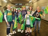 The Falveys at Croke Park on Sunday for the All-Ireland Final. Photo by Dermot Crean