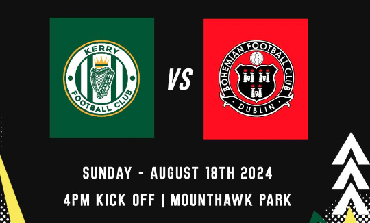 PREVIEW: Kerry Welcome Bohemians For Sell-Out Cup Tie In Mounthawk Park